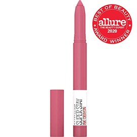Maybelline Superstay ink crayon Matte longwear lipstick Makeup, Long Lasting Matte Lipstick with Built-In Sharpener, Keep It Fun, 0.04 Oz             