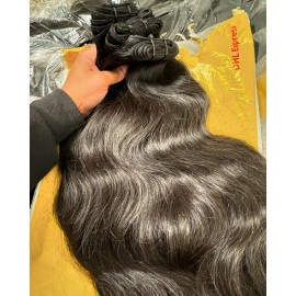 USA Stock Raw Human Hair Burmese Curly Indian Curly Bundle Vietnam Hair Natural Cambodian Wavy Natural Body Wavestyle: choose you like, color: indonesia curl, Stretched Length: 30 inches