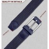 KEMISANT Men's Golf Belt Multi Pack-Braided Woven Stretch Belt for