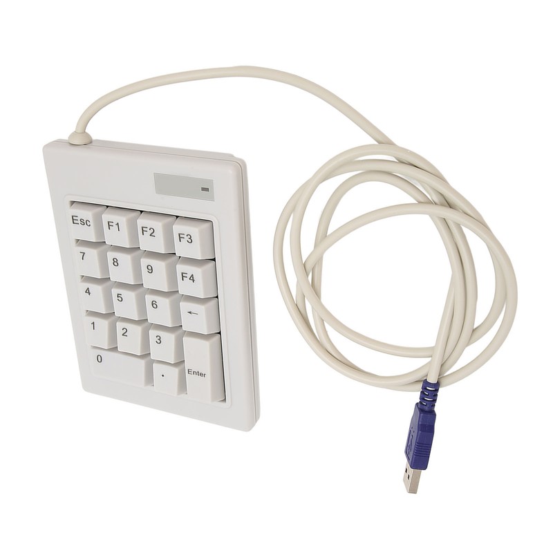 Mechanical Numpad Wired 18 Keys Linear Action Switch ABS Plug