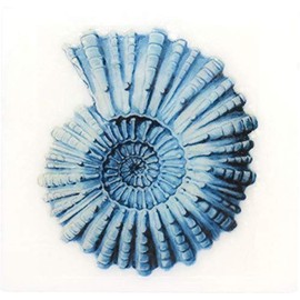 Eclectic Lady Apple Pie Scented Glycerin Soap with Vintage Ocean Creatures, Spiral Shell