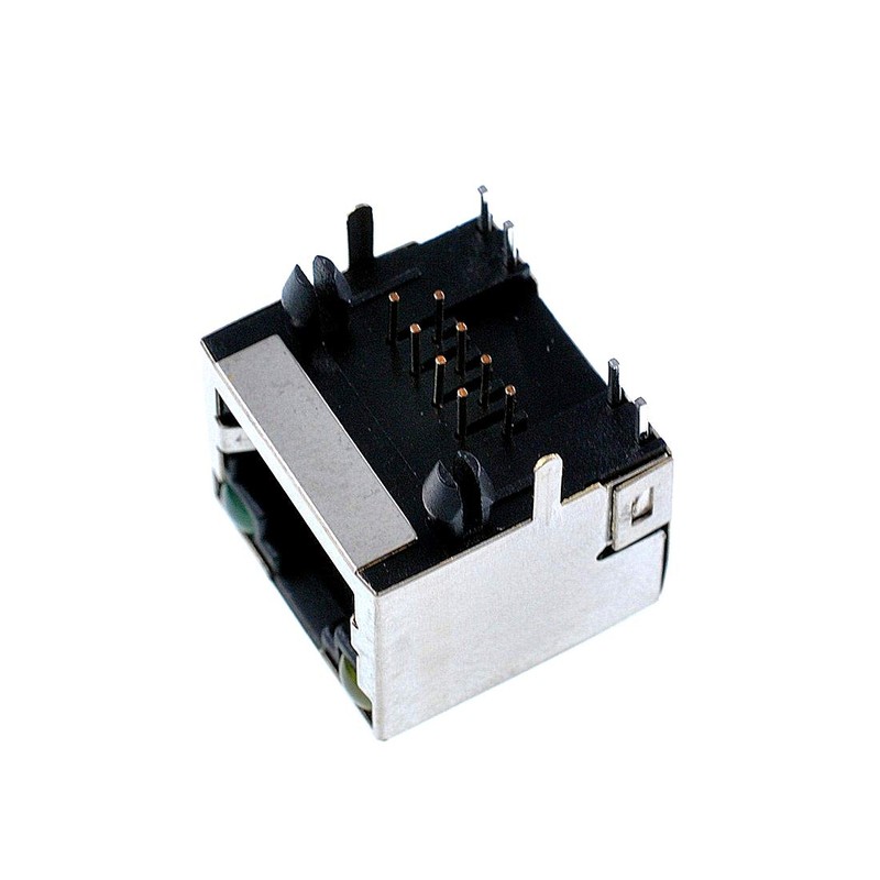 Ganasome 10 Pcs Shielded RJ45 8P8C 90 Degree Angle Network