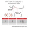 Puppia Dog Harness for small and medium dogs - ARDEN