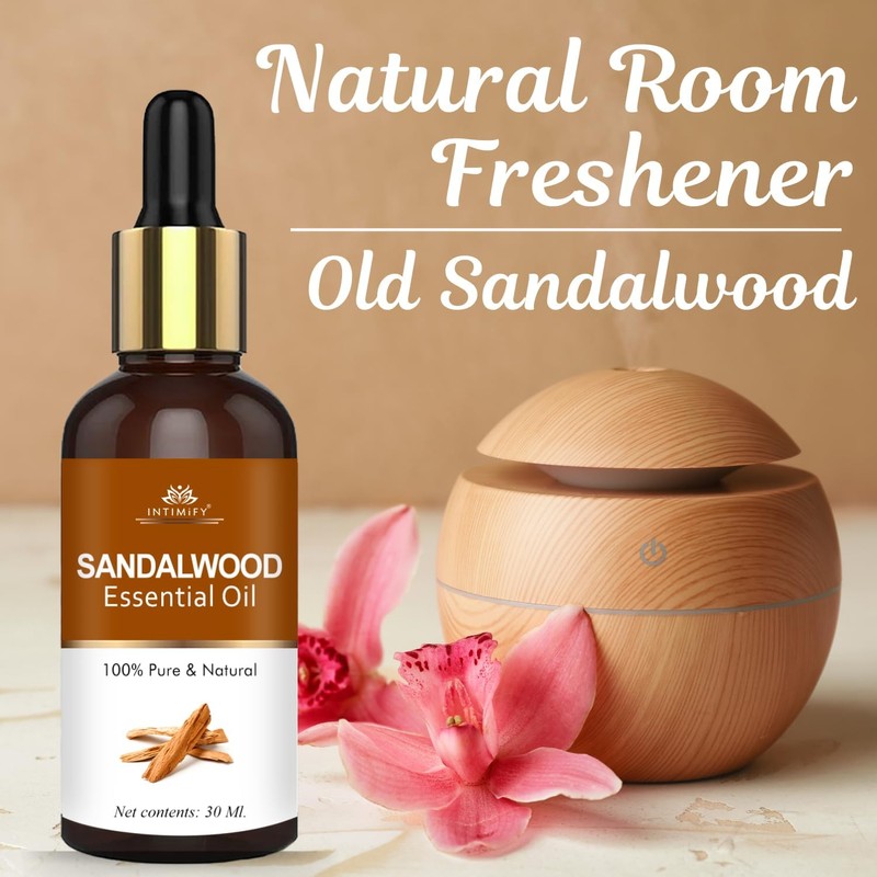 Generic Sandalwood Essential Oil, Used for Face, Diffuser, Chandan Oil