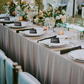 Set of 10 Chalkboards for Labelling, 10 x 7 cm, Price Tags for Catering, Buffet, Signs, Price Stand, Small, Mini Plastic Chalkboard Signs for Food