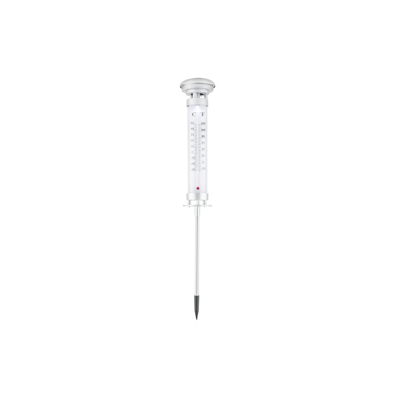 Grundig Solar Light Thermometer, silber, 9 x 9 x 57