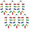 JOYIN 6 Packs Christmas LED Light Up Bulb Necklaces 9