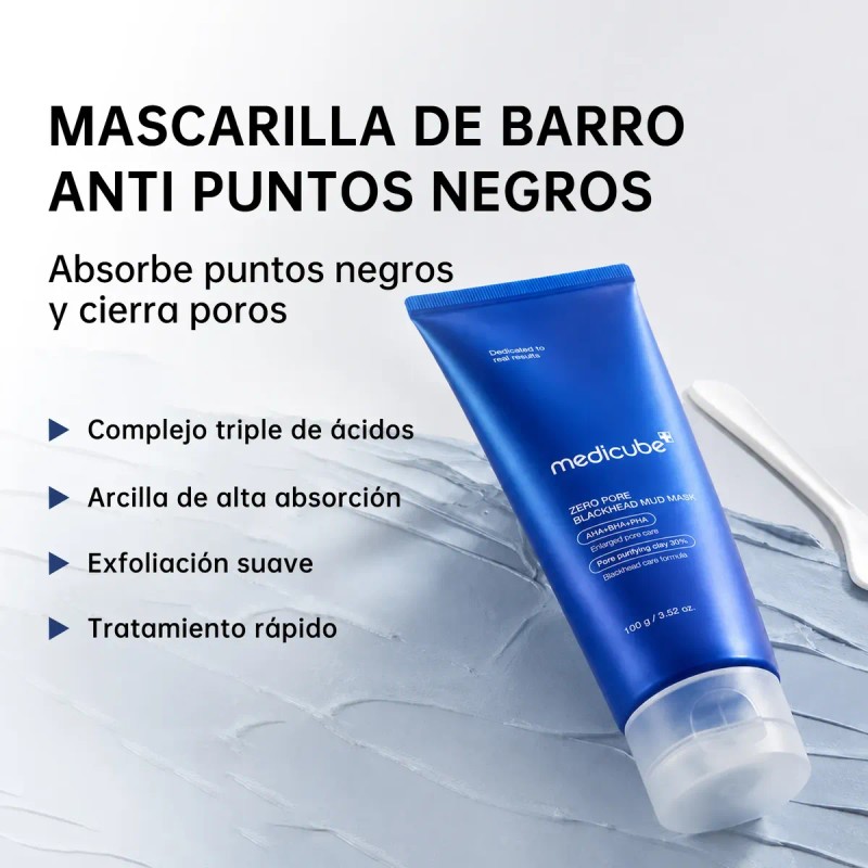 Medicube Mascarilla De Arcilla Zero Pore Puntos Negros 100g
