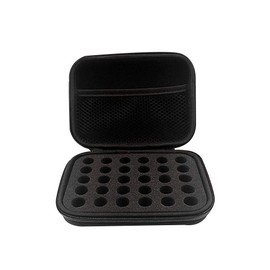 DHXYZZB Essential Oils Carrying Case Holds 30 Grids for 1-3ML Roller Bottles Storage Organizer Bag Hard Shell for Home, Travel, and Presentations