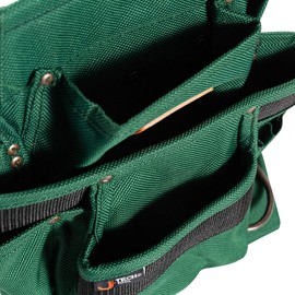 Jetech Tool Belt Pouches Bag with 3 Pocket - Heavy Duty Tool Utility Pouch with Adjustable Belt for Electrician,Carpenters,Craftsman,Gardening