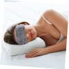Ipetboom Grey Sleep Blindfold Comfortable Cotton Sleep Eyeshade Light Blocking