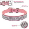 Rhinestone Dog Collar, Cute Dazzling Sparkling Leather Dog Cat Rhinestone