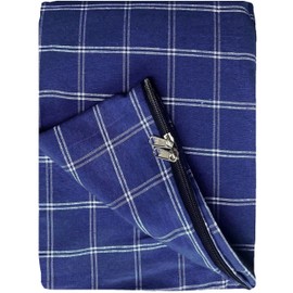 Shri Krishan Kripa handloom Cotton 300TC Mattress Cover Single Bed 6.5x3 ft (78X36x6 Inch,Multi Colour)