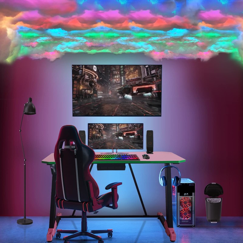 FUSLITE , 3D Thundercloud LED Light Cotton Lightning Cloud Colorful
