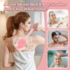 GEENOA Silicone Back & Body & Face Scrubber Set 3PCS,