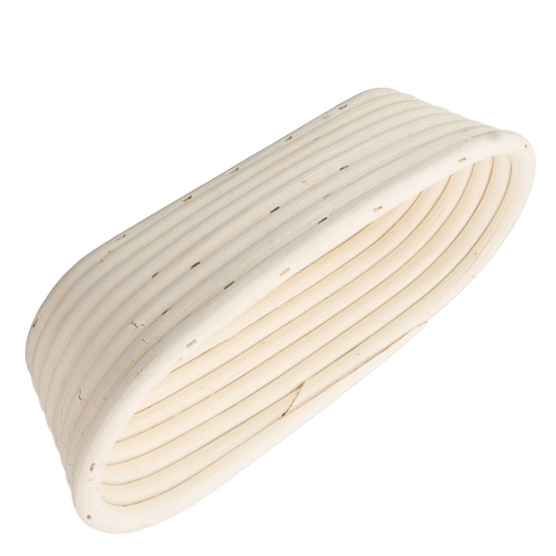 25cm Bread Proofing Basket Set Oval Natural Rattan Sourdough Proofing