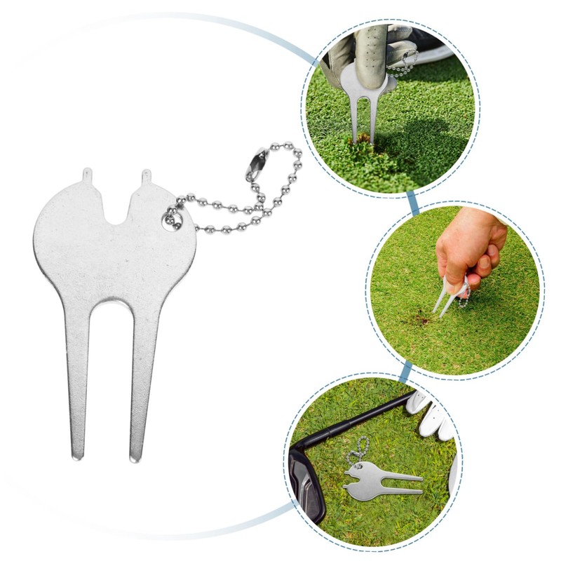 BESPORTBLE 8pcs Golf Green Fork Golfs Divot Fork Divot Repair