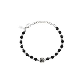 Breil Soundwave TJ3590 Steel Men's Bracelet with Onyx Stone