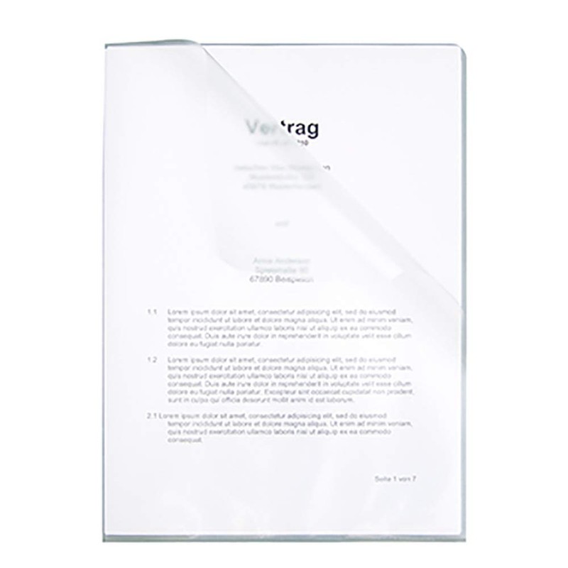 Soennecken 1510 DIN A4 Polypropylene Transparent Wallets Pack of 10