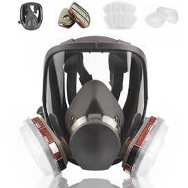 Respirador Reutilizable 6800 con Filtro 15 en 1 (Gris)