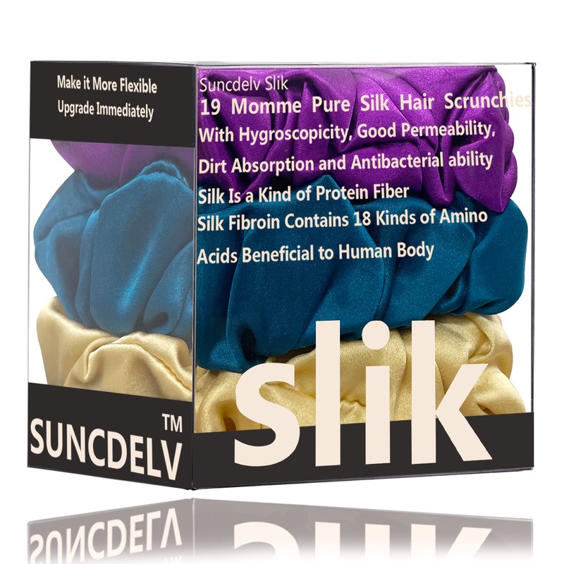 Mulberry Silk Scrunchies