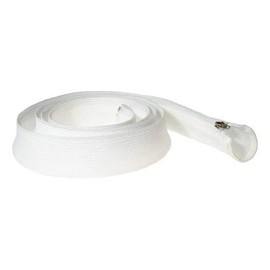 Fisual Expandable Zip Up Cable Tidy (2 Metres, White)