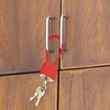 Namvo 3Pcs Heavy Duty Padlock with Key and Wire Rope
