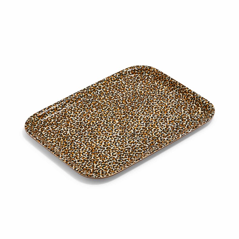 Spode Rectangle Birch Tray - Leopard, 27cm x 20cm, CRCLP8844-XL