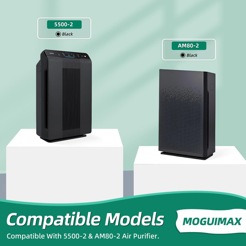 2 Sets 116130 Filter H Replacement for Winix 5500-2 Air