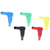 10Pcs Banana Plug Safety Sealed Protection Shrouded 90 Degree DIY