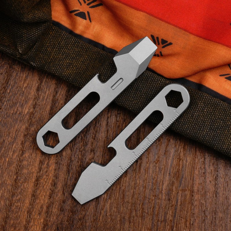 ainhue A315 Mini Pry Bar Bottle Opener, TC4 Titanium Multi-Tool