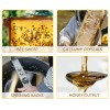 CREWORKS 3/6 Frame Manual Honey Extractor Spinner Beekeeping Equipment w/