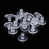 Earring Backs, 200PCS Clear Rubber Earring Backs, Silicone Earring Stoppers,