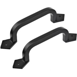 Maui 9" Square Solid Cast Iron handle for Barn door, gate or Garage (1 handle/Pk)