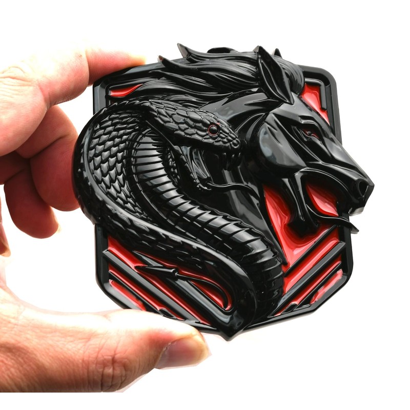 Pair New Custom Cobra Emblems Left Right 3D Badge Replacenment