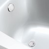 ENKI, W39, Chrome Bath Waste with Overflow and Chrome Pop