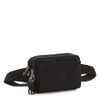 Kipling ABANU Multi Small Crossbody Convertible to waistbag, Black Noir