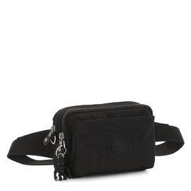 Kipling ABANU Multi Small Crossbody Convertible to waistbag, Black Noir (Black)