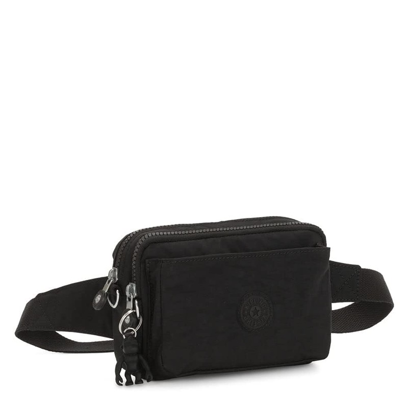 Kipling ABANU Multi Small Crossbody Convertible to waistbag, Black Noir