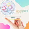 SanMuHome 1500 Pcs Mini Gomas Elásticas para el Pelo,Bandas Elásticas