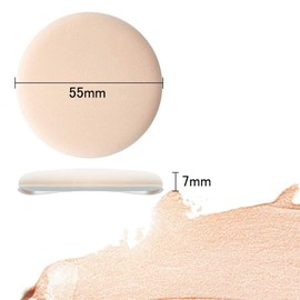 Samcos Cushion Funde Puff Sponge Makeup Sponge Makeup Puff Multi-functional Makeup Puff 3 Colors 3 Layers 12 Pieces (Pink, Blue, Skin Color)