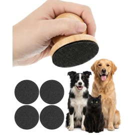 PASDUCHAS Dog Nail File, Grinder Board Scratch Pad with 4-Pack Replaceable Sandpaper Discs, Gentle Pet Nail Care Tool for Dogs and Cats