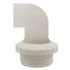 Waterway Plastics 400-1410F White 1" Eyeball Fitting, 90 Deg, 1.5"