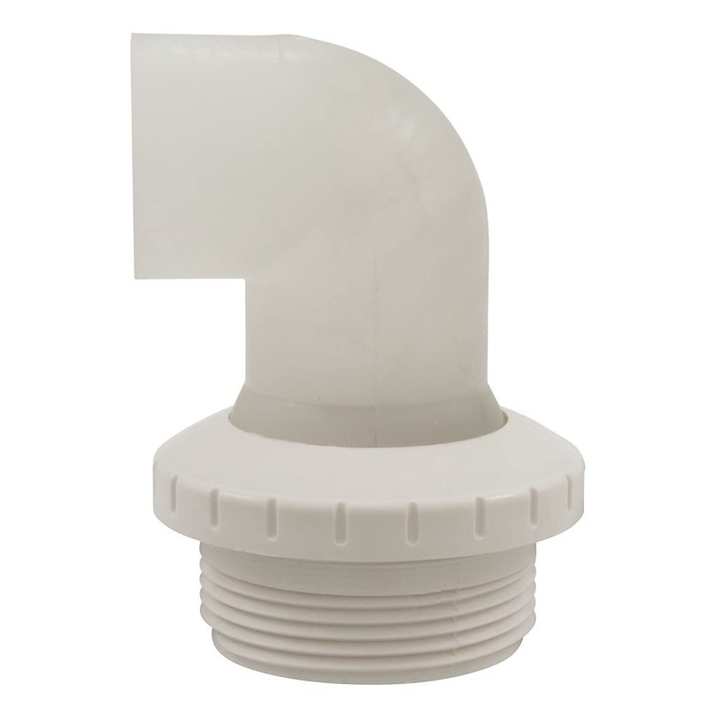 Waterway Plastics 400-1410F White 1" Eyeball Fitting, 90 Deg, 1.5"