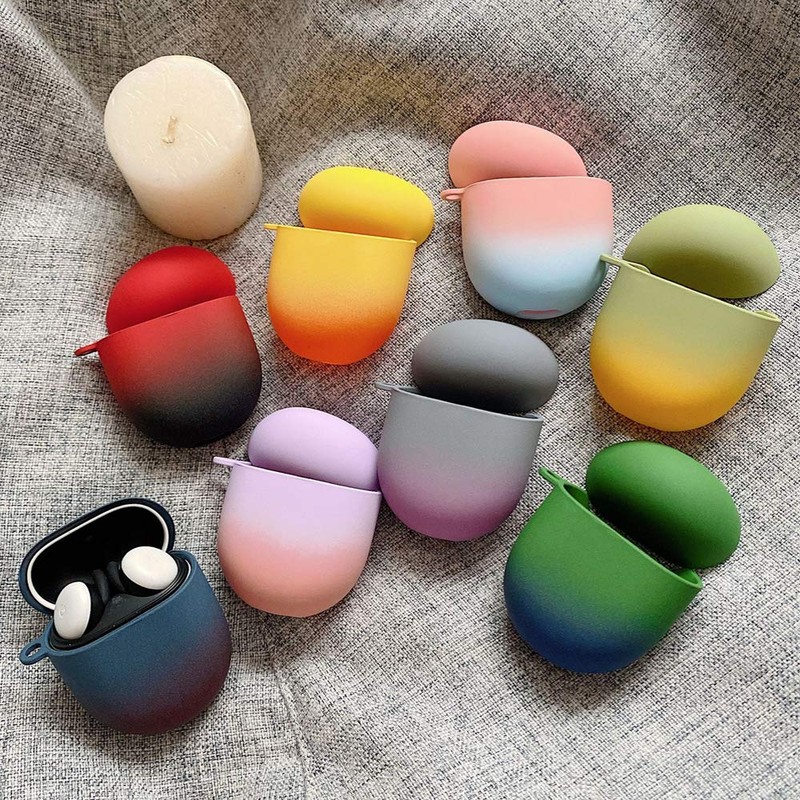 Compatible for Pixel Buds 2 Case, Youkei Gradient Matte Protective