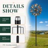 Glossy Black 72" h Replacement Pole for Large Wind Spinner,