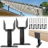 ITEVE.GD Roof Riser Bracket Kit,Adjustable Angle Roof Riser for 4