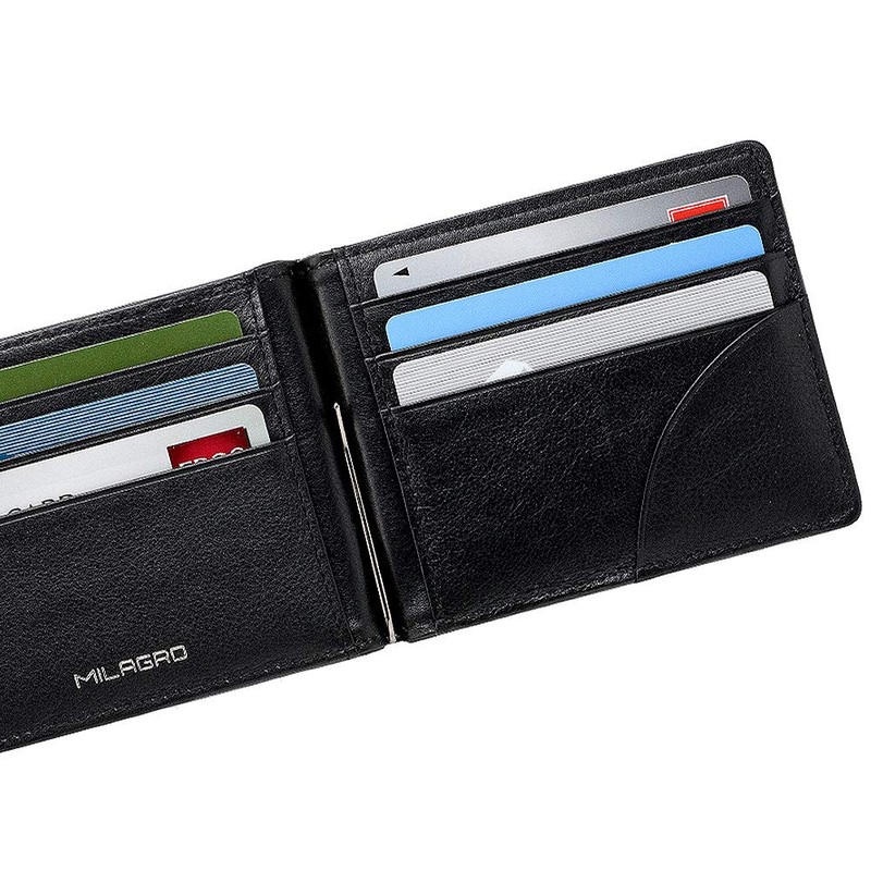 Miragro eami012 Real Carbon F Money Clip, Black