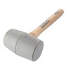 Estwing DH-18N 18 Oz No-Mar Deadhead Rubber Mallet, Wood Handle