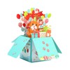 Yimofy 3D Cat Box Birthday Card Pop Up Cute Cat